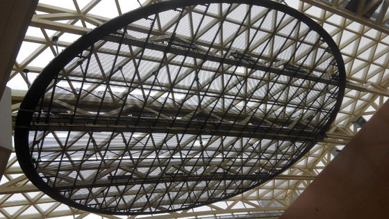 디지털 사인은 쇼핑 센터가 주도하는 패널 P25를 통하여 보는 투명한 스크린을 이끌었습니다